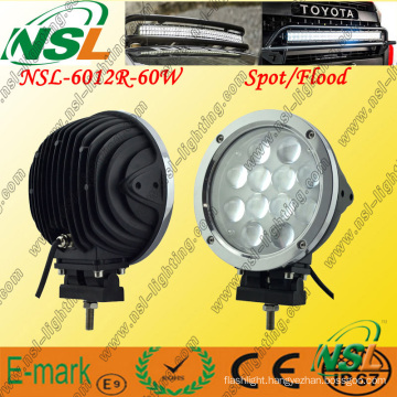 12PCS*5W LED Work Light, 5100lm LED Work Light, 60W LED Work Light for Trucks